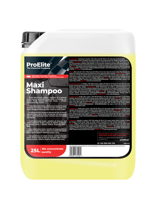 maxi shampoo proelite